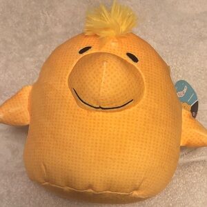 Peanuts Woodstock Yellow Plush Squishmallow Tag